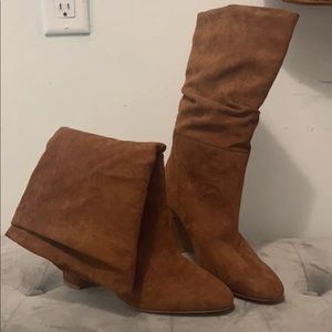 Brown Suede Chinese Laundry Boots
